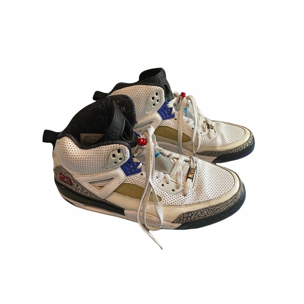 2010 Nike Air Jordan Spizike Sz 13 Grey White Blue Black 315371-102 Grape